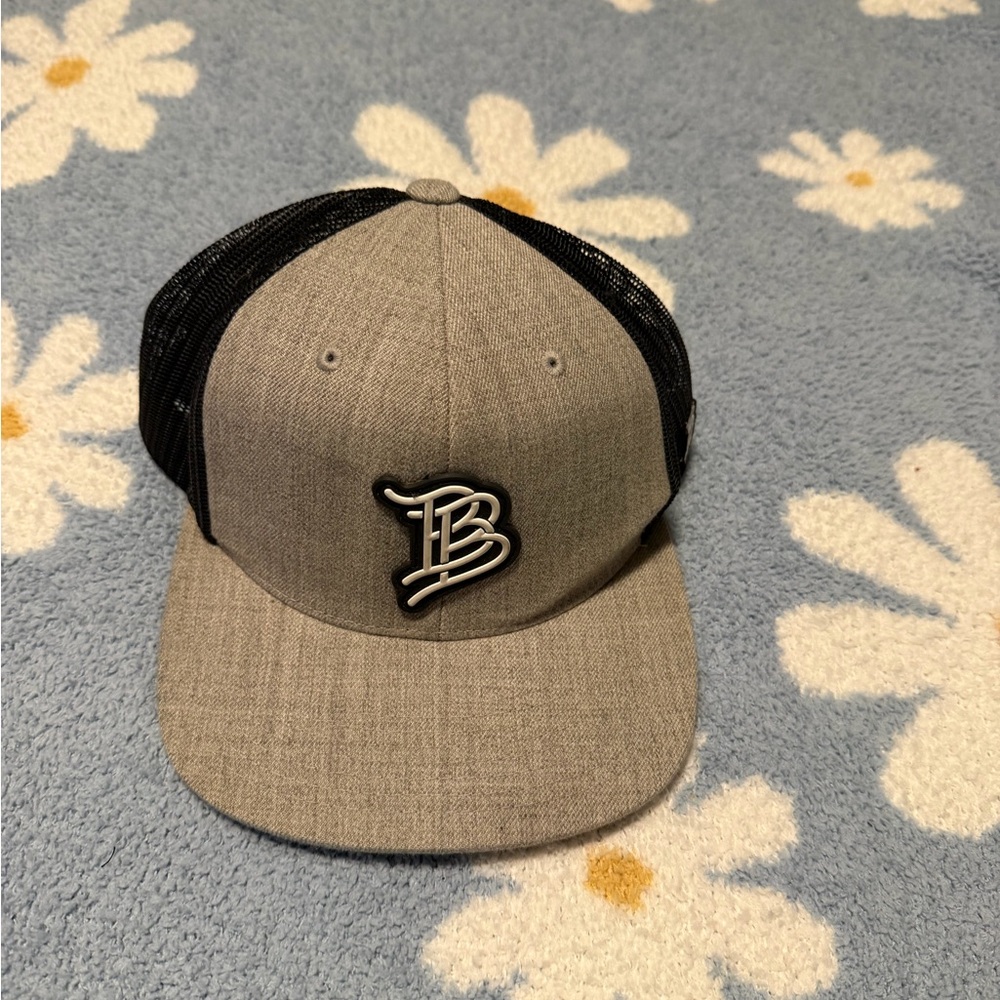 Branded Bills Gray And Black Baseball Cap